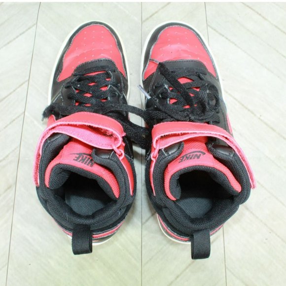 Nike Court Borough Mid 2 Multicolor Leather Basketball Sneakers Shoes Sz 6 Youth - Picture 7 of 9